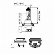 Слика 3 на сијалица за фарови и халогенки PHILIPS 12360C1