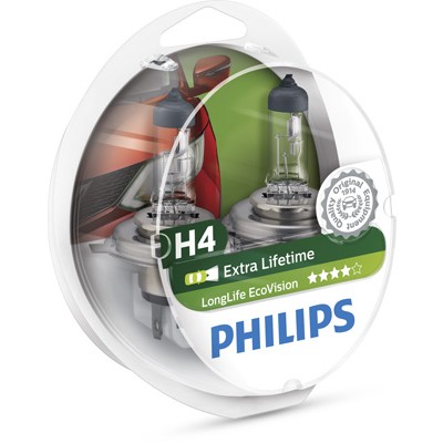 Слика на сијалица за фарови и халогенки PHILIPS LongLife EcoVision 12342LLECOS2 за Fiat Qubo 1.4 - 73 коњи бензин