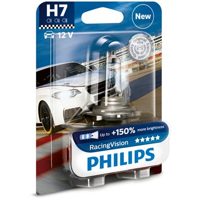 Слика на сијалица за фарови и халогенки PHILIPS RacingVision 12972RVB1 за BMW 3 Cabrio E46 320 Ci - 163 коњи бензин