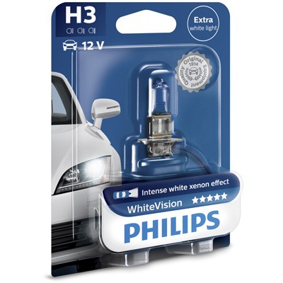 Слика на Сијалица за фарови и халогенки PHILIPS WhiteVision 12336WHVB1 за Mercedes 190 (w201) E 2.3-16 (201.034) - 185 коњи бензин