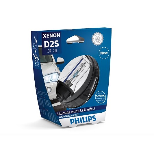Слика на сијалица за фарови и халогенки PHILIPS Xenon WhiteVision gen2 85122WHV2S1 за Volvo C30 2.0 D - 136 коњи дизел