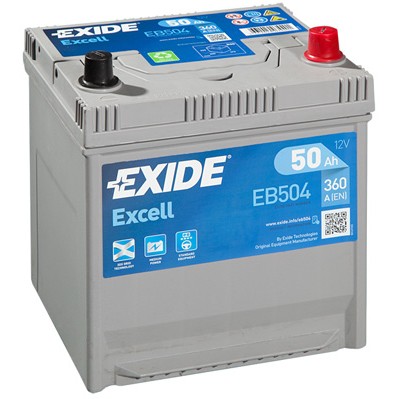 Слика на стартен акумулатор EXIDE EXCELL ** EB504 за Mazda MX-3 (EC) 1.6 i - 88 коњи бензин