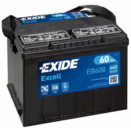 Слика на стартен акумулатор EXIDE EXCELL ** _EB608 за BUICK ELECTRA Sedan 3.8 - 152 коњи бензин