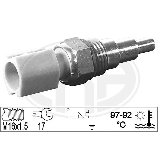 Слика на Термо прекинувач за вентилатор ERA 330192 за Kia Retona (CE) 2.0 16V - 128 коњи бензин