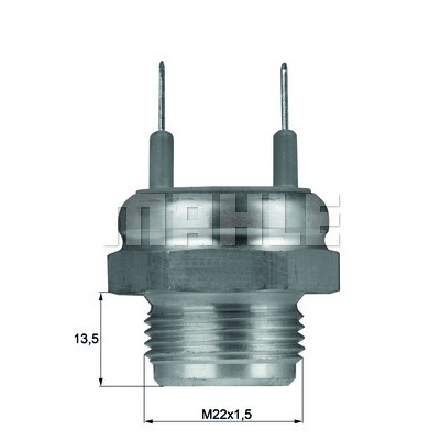 Слика на Термо прекинувач за вентилатор MAHLE TSW 1 за Renault 25 (B29) 2.8 V6 Injection (B29A) - 136 коњи бензин