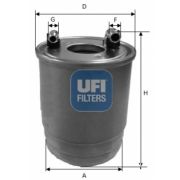 Слика 1 на Филтер за гориво UFI 24.111.00