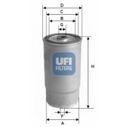 Слика 1 на Филтер за гориво UFI 24.122.00