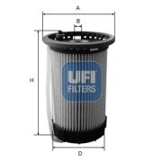Слика 1 на Филтер за гориво UFI 26.065.00