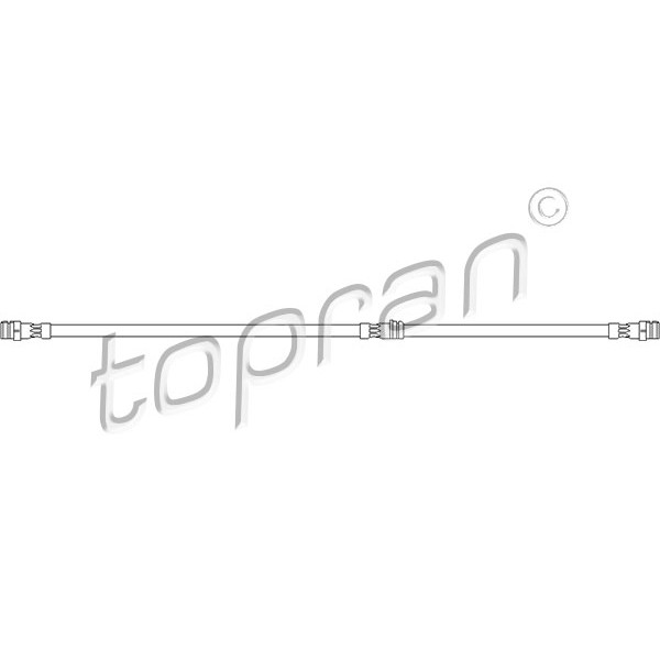 Слика на црево за кочница TOPRAN 110 395 за Audi A3 (8P1) 2.0 TDI 16V - 140 коњи дизел