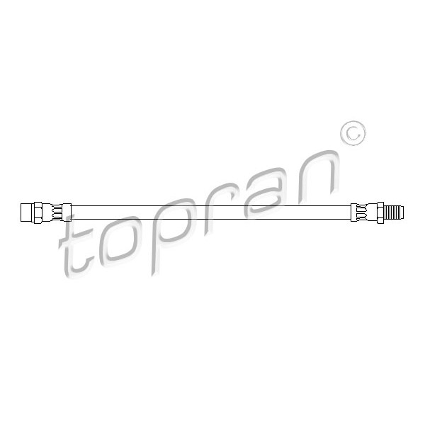 Слика на црево за кочница TOPRAN 400 215 за Mercedes 190 (w201) 2.0 (201.023) - 102 коњи бензин