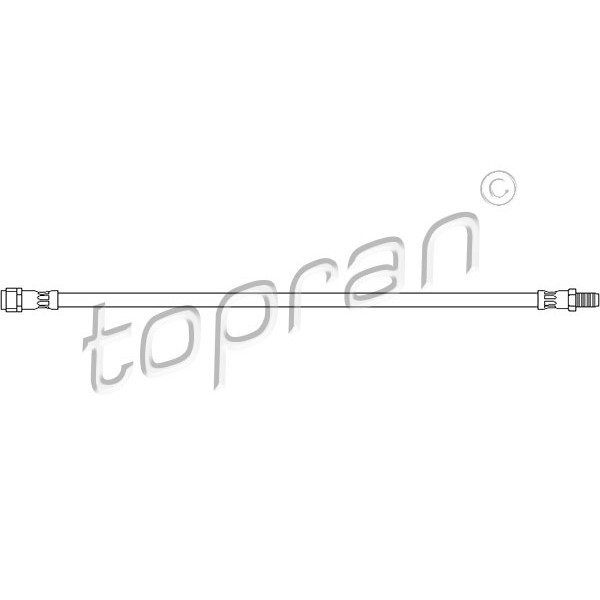 Слика на црево за кочница TOPRAN 400 423 за Mercedes C-class Estate (s203) C 240 (203.261) - 170 коњи бензин
