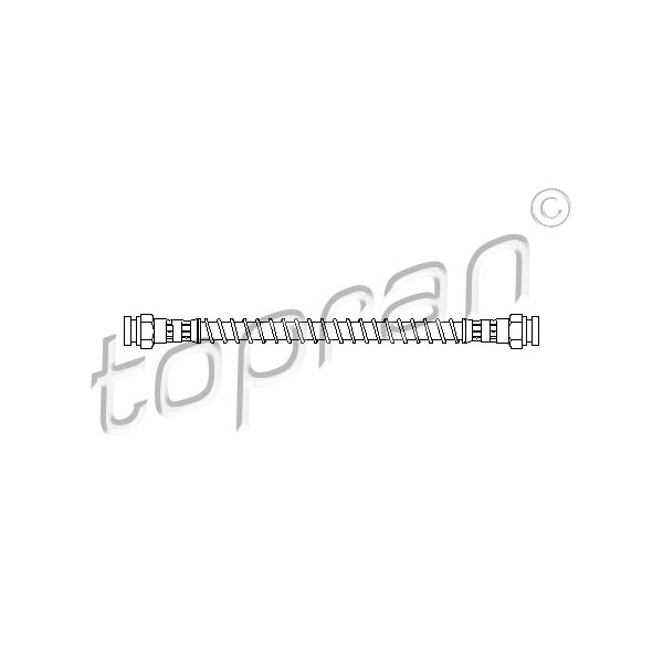 Слика на црево за кочница TOPRAN 720 898 за Citroen AX Hatchback ZA 10 - 50 коњи бензин