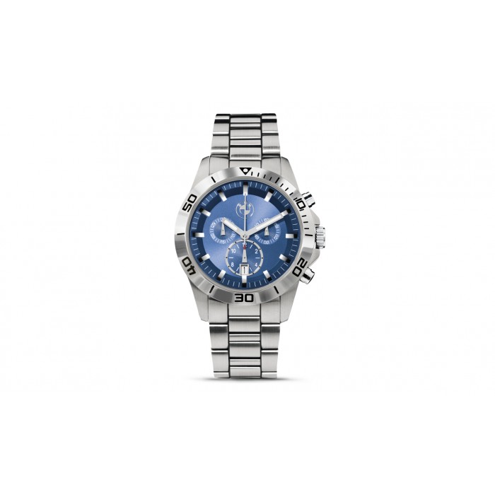 Слика на BMW watch men Chronograph silver/blue BMW OE 80262406691 за  Alfa Romeo STELVIO (949) 2.2 D (949.AXC1A) - 190 kоњи дизел