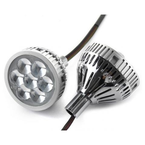 Слика на LED светла со лупи за дневни светла и долги светла 2.5 инч - за вградување AP LEDHB