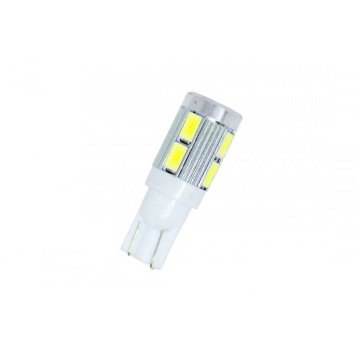 Слика на LED сијалица за 24V тип Т10 5W с 10 диода тип 5630 - подходящи за дневни светлини AP T1010SMD24V