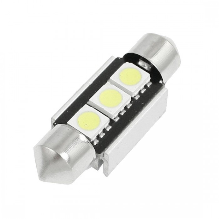 Слика на LED сијалица за плафон CANBUS с 3 SMD диода 44мм AP S3SMDCAN44 за  MG ZR 105 - 103 kоњи бензин