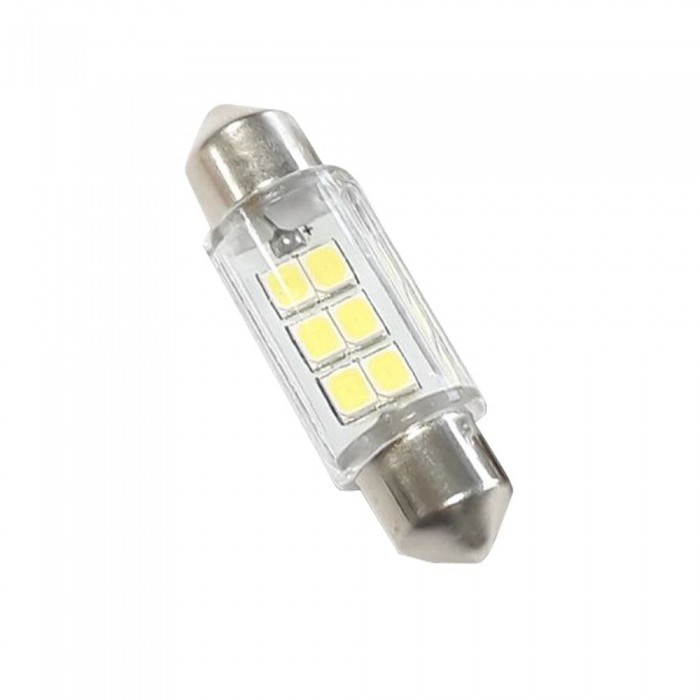 Слика на LED сијалица за плафон с 6 SMD диода 39мм AP S6SMD39 за  MG MGF (RD) 1.6 - 111 kоњи бензин