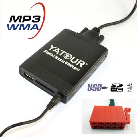 Слика на USB / MP3 Caudio inteface со Bluetooth* за MAZDA 3, 5, 6, 323, RX8, MX5, CX7, MPV, PROTEGE след 2008г. AP DCMAZ2