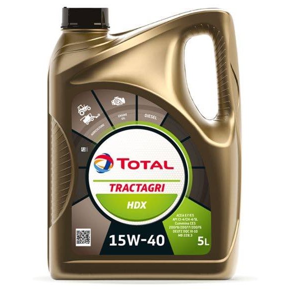 Слика на Агро масло TOTAL TRACTAGRI HDX 15W40 5L за  MG TF 160 - 160 kоњи бензин