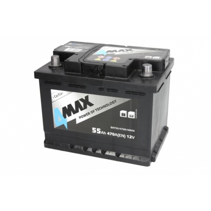 Слика на акумулатор 4MAX BAT55/470R/4MAX за  Fiat Multipla 186 1.6 16V (186AGB1A) - 95 kоњи бензин