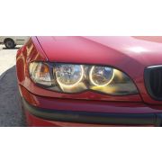 Слика  на Ангелски Очи Диодни за BMW E46 седан, комби (1998-2005) / купе (1998-2003) с 66 диода - Жълт цвят AP LEDE46Y