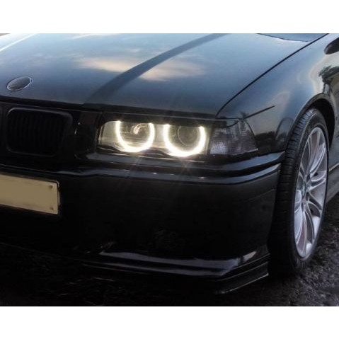 Слика на Ангелски Очи диодни за BMW Е36 / E38 / E39 с 66 диода - Бял цвят AP LEDE36W