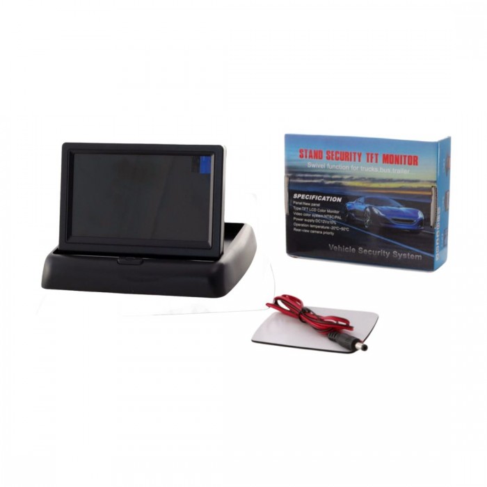 Слика на Во боја LCD дисплеј 4,5inch за камера за задно гледање - с функция прибиране AP TFT35F за  Infiniti QX70 50 AWD - 390 kоњи бензин