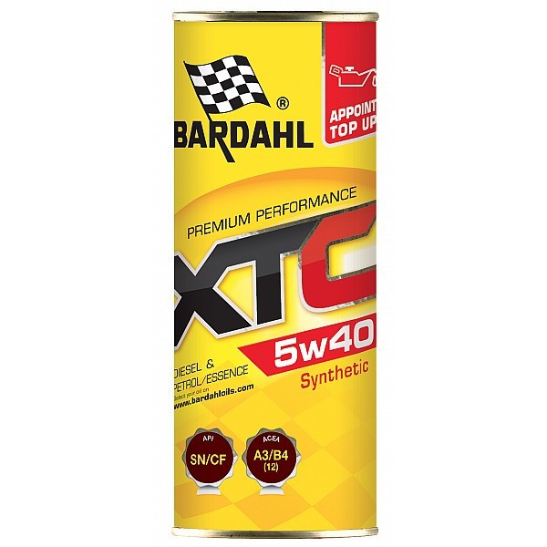 Слика на Моторно масло Bardahl XTC 5W40 0.400L BAR-36160 за  BMW 5 GT F07 535 d - 299 kоњи дизел