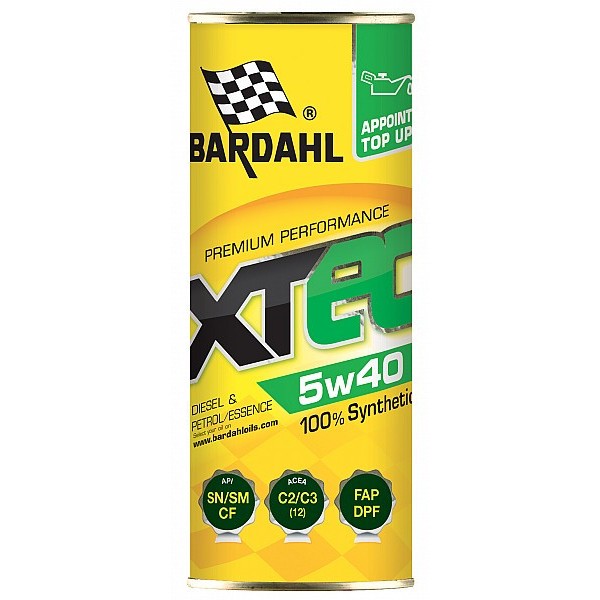Слика на Моторно масло Bardahl XTEC 5W40 0.400L BAR-36340 за  BMW 5 GT F07 535 d - 299 kоњи дизел