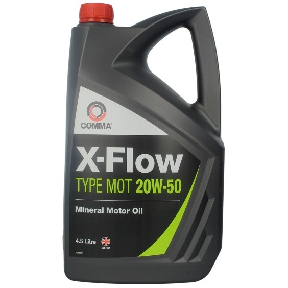 Слика на Моторно масло COMMA X-FLOW MOT 20W50 4,5L за  MG MGF (RD) 1.8 i 16V - 120 kоњи бензин