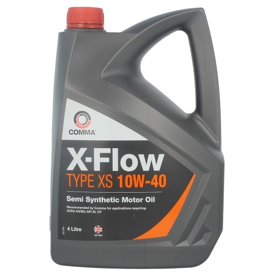 Слика на Моторно масло COMMA X-FLOW XS 10W40 SEMI. 4L за  BMW 5 GT F07 528 i - 245 kоњи бензин