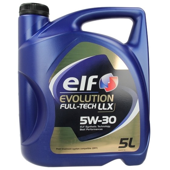 Слика на Моторно масло ELF EVO FULLTECH LLX 5W30 5L за  BMW 6 Coupe (E24) 633 CSi - 177 kоњи бензин