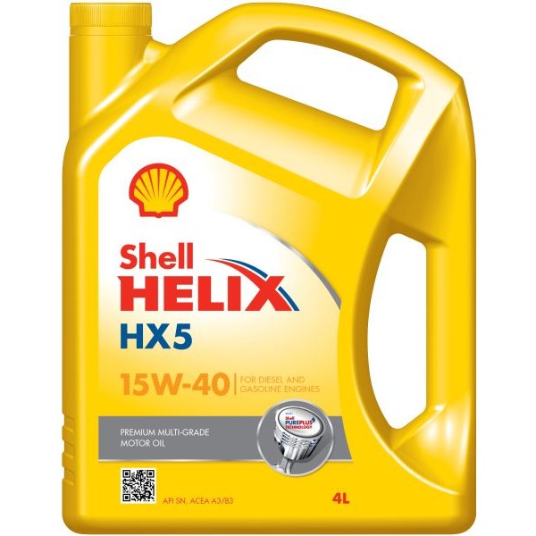 Слика на Моторно масло SHELL HELIX HX5 15W40 4L за  MG TF 160 - 160 kоњи бензин