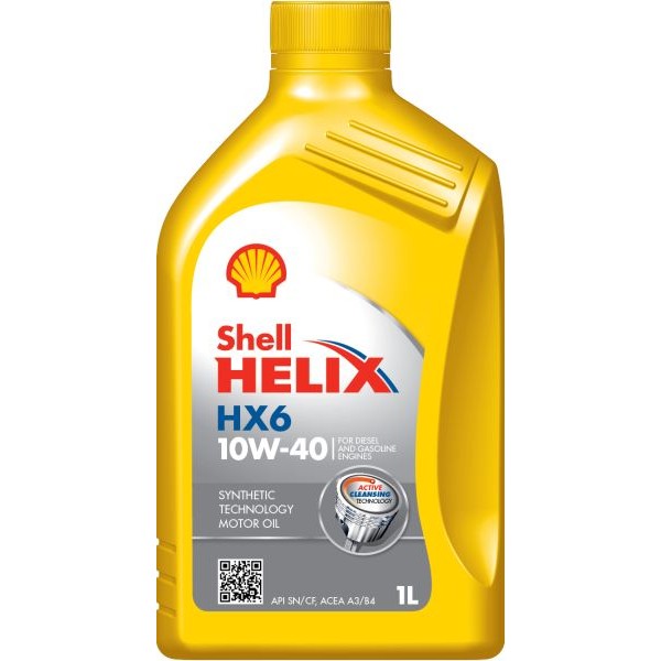 Слика на Моторно масло SHELL HELIX HX6 10W40 1L за  Alfa Romeo MITO (955) 1.4 - 120 kоњи бензин