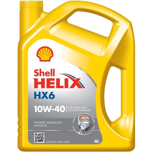 Слика на Моторно масло SHELL HELIX HX6 10W40 4L за  BMW 5 GT F07 520 d - 184 kоњи дизел