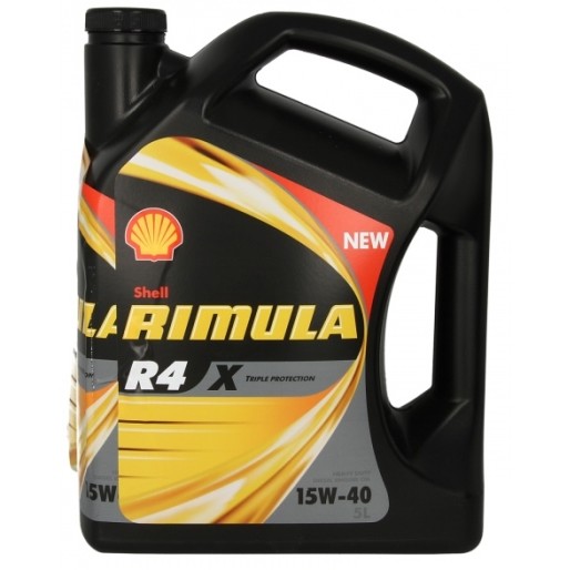 Слика на Моторно масло SHELL RIMULA R4 X 15W40 5L за  BMW 5 GT F07 550 i - 408 kоњи бензин