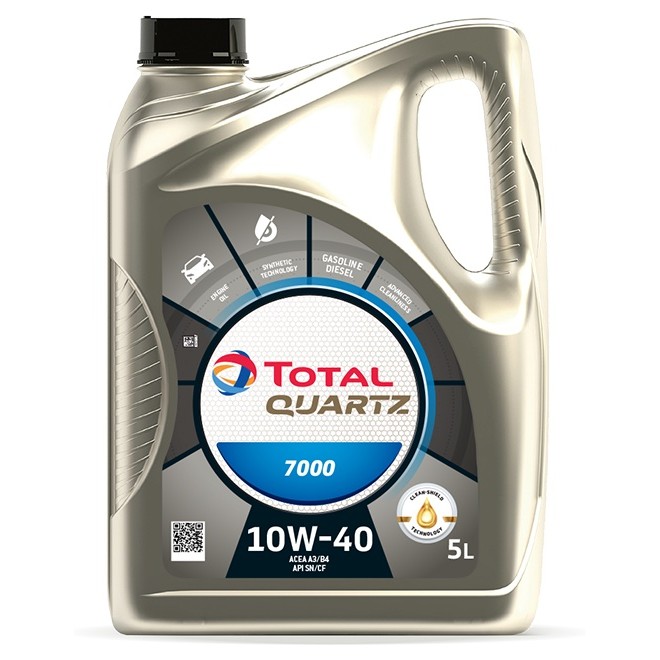 Слика на Моторно масло TOTAL QUARTZ 7000 10W40 5L за  BMW 5 GT F07 528 i - 245 kоњи бензин