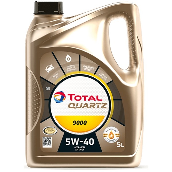 Слика на Моторно масло TOTAL QUARTZ 9000 5W40 5L за  BMW 6 Coupe (E24) M 635 CSi - 286 kоњи бензин