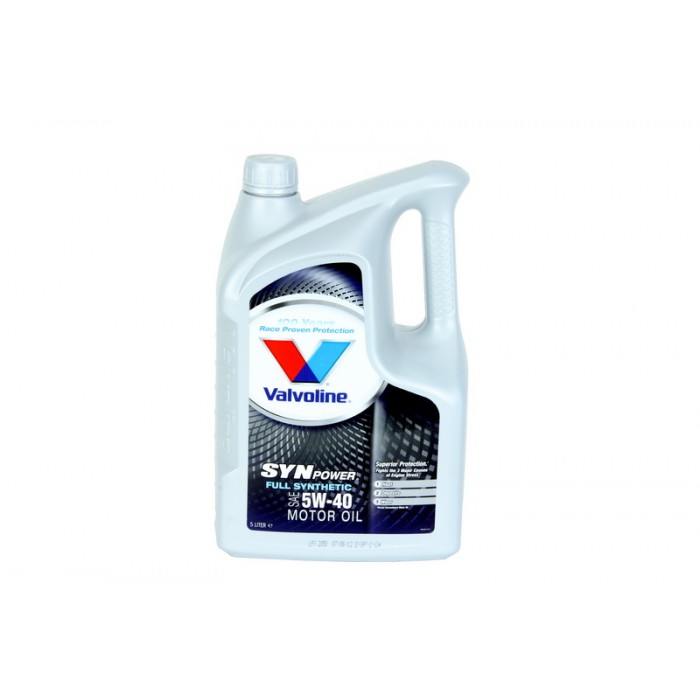 Слика на Моторно масло VALVOLINE SYNPOWER 5W40 5L за  BMW 6 Coupe (E24) 633 CSi - 184 kоњи бензин