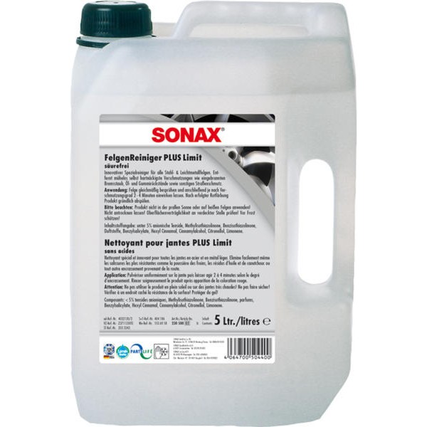 Слика на Препарат за чистење на джанти Xtreme 5 L SONAX AC SX230500 за  BMW 6 Coupe (E24) 633 CSi - 197 kоњи бензин