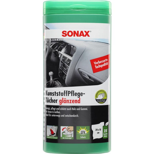 Слика на Салфетки na пластмаси и табло 25 бр. SONAX AC SX412100 за  BMW 6 Coupe (E24) M 635 CSi - 260 kоњи бензин