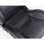 Слика  на Спортски седишта комплет 2 бр. Charleston еко кожа црни FK Automotive FKRSE12011