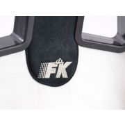 Слика  на Спортски седишта комплет 2 бр. Columbus еко кожа бели/црни FK Automotive FKRSE011043