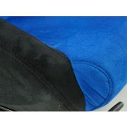 Слика  на Спортски седишта комплет 2 бр. Columbus еко кожа плави/црни FK Automotive FKRSE011047