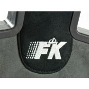 Слика  на Спортски седишта комплет 2 бр. Columbus еко кожа сиви/црни FK Automotive FKRSE011041