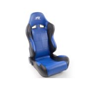 Слика  на Спортски седишта комплет 2 бр. Comfort еко кожа плави/црни FK Automotive FKRSE893/894