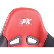 Слика  на Спортски седишта комплет 2 бр. Comfort еко кожа црвени /црни FK Automotive FKRSE895/896
