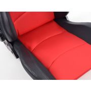 Слика  на Спортски седишта комплет 2 бр. Control црвени /црни FK Automotive FKRSE405-1/405-2