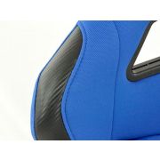 Слика  на Спортски седишта комплет 2 бр. Edition 2 плави FK Automotive DP015
