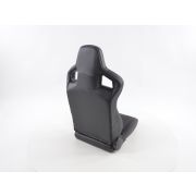 Слика  на Спортски седишта комплет 2 бр. Halbschalensitz Carbon еко кожа црни FK Automotive FKRSE14909